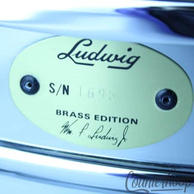 Ludwig Brass Edition Supraphonic Snare Drum 14x5"Monroe Tube Lugs LB400BT COB90s image 2