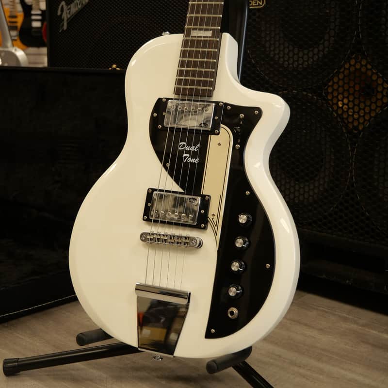 Eastwood Dual Tone Supro White w/ Hard Case and Extras image 1