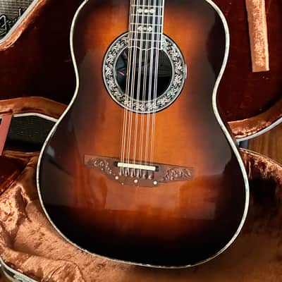1981 Ovation 1658 Custom Legend 12-String  - Sunburst image 2