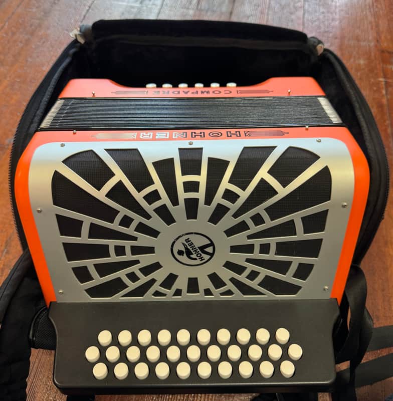 *BEAUTIFUL!* Hohner Compadre Series Accordion F/Bb/Eb Keys image 1