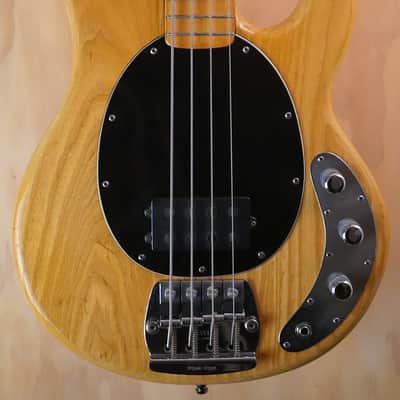 1979 Music Man StingRay 4 H Bass Natural 4-String Electric Bass Guitar, Hard Case - Very Good Condition image 1