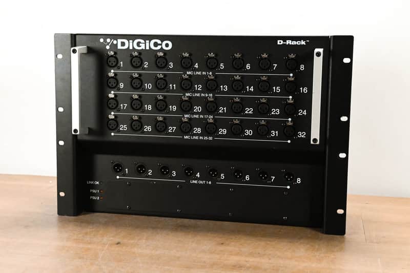 DiGiCo D-Rack 32 x 8 Cat 6 Analog I/O Stage Box CG013P2 image 1