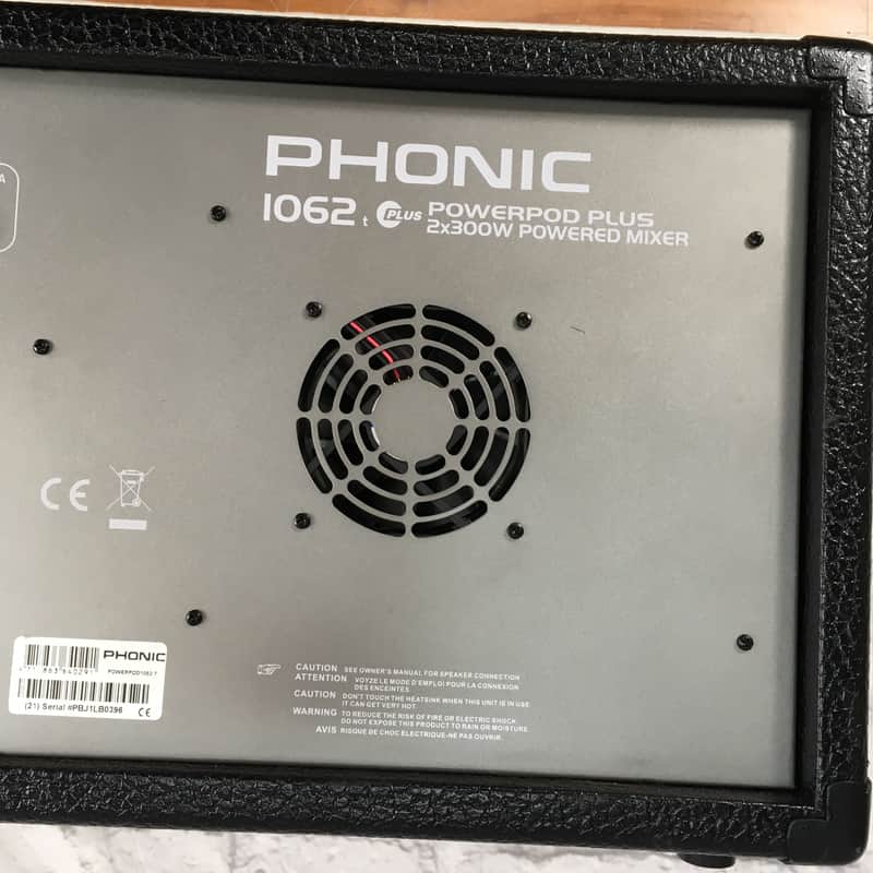Phonic 1062 PowerPod Plus Deluxe Powered Mixer | Reverb