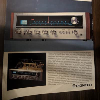 Pioneer SX-434 15-Watt Stereo Solid-State Receiver 1974 - 1976 - Silver image 8