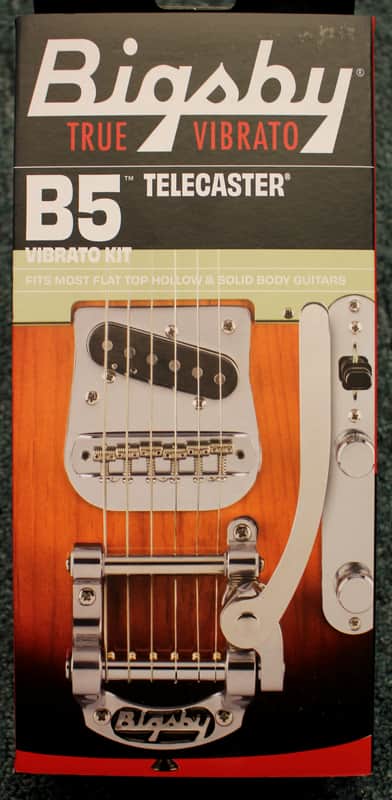 Bigsby B5 Telecaster Modification Vibrato Tailpiece Kit Polished Aluminum image 1
