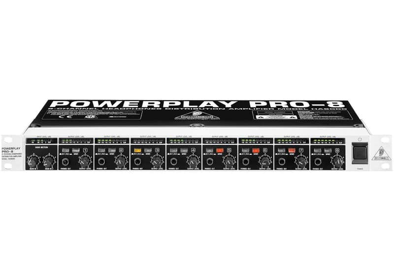 Behringer Powerplay Pro-8 HA8000 8-Channel Headphone Amplifier image 2