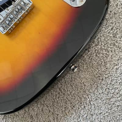 DIY Project Guitar Tele Style, Basswood Body in Sunburst, Maple Neck image 8