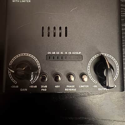 Behringer MIC300 Tube Microphone Preamp 2021 - Present - Black image 2