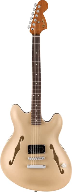 Mint Fender Tom DeLonge Starcaster Satin Shoreline Gold Rosewood Fingerboard image 1