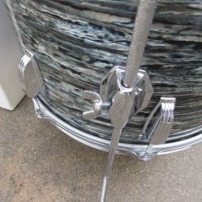 Ludwig PRE-SERIAL BLUE OYSTER PEARL 1963 SET image 4