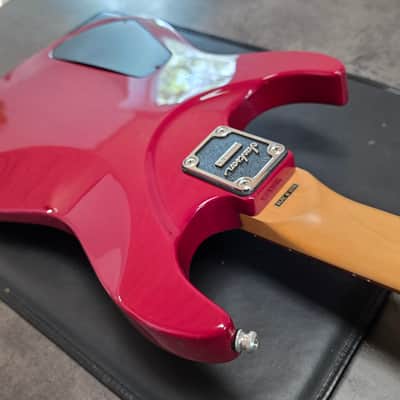Jackson AT2T MIJ Japan 1997 - Cherry Sunburst Flame Top EMG HH Super Archtop AT1 Strat Pre-Fender Pro Professional 90s Guitar image 14