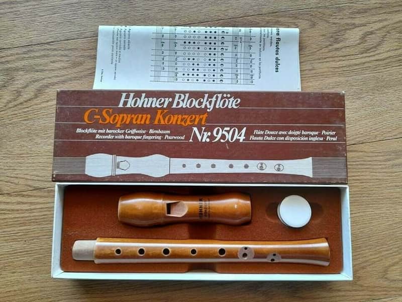Hohner BLOCKFLOTE C - SOPRAN KONZERT RECORDER 1970s image 1