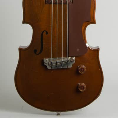 Gibson  EB-1 Electric Bass Guitar (1954), ser. #4-0216, original brown hard shell case. image 3
