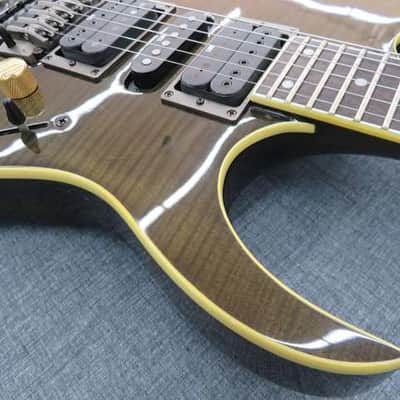 Ibanez SRGT 47 FM thru-neck spot model passive 24F 2003 - Dark Olive Green image 10
