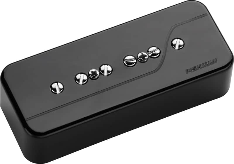 Fishman Fluence P90 Classic Neck Pickup, Black image 1
