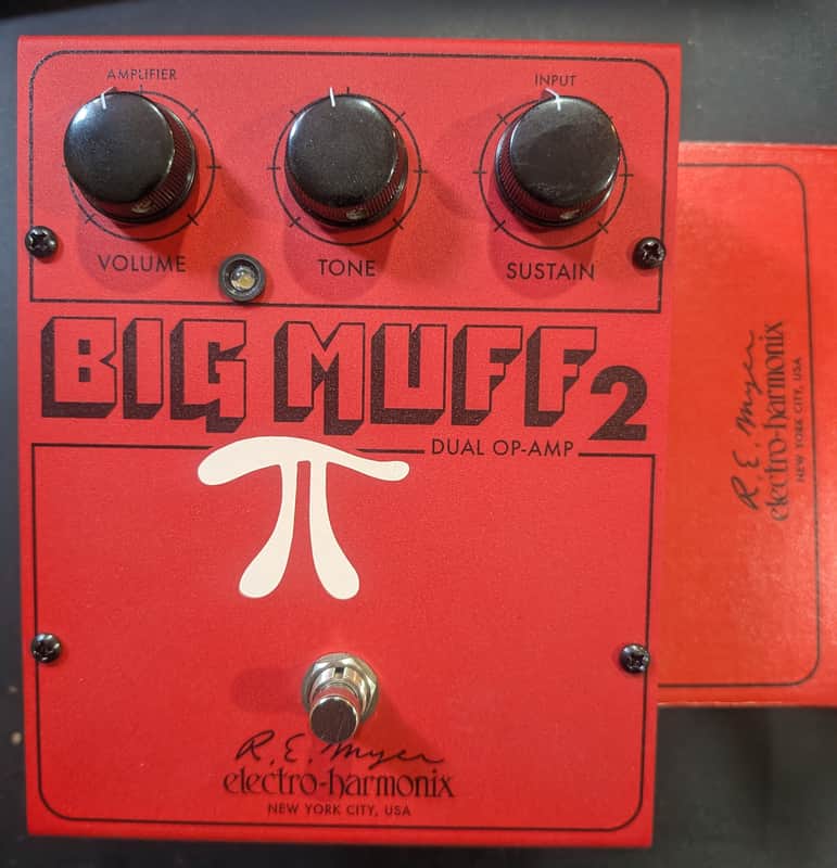 Electro-Harmonix / JHS Big Muff 2 Dual Op-Amp Fuzz 2025 - Red image 1