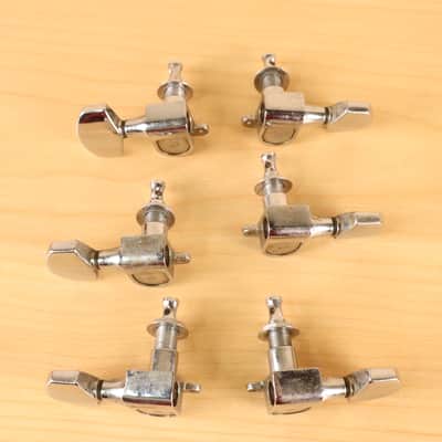 Vintage 1970's Schaller W. Germany 3x3 Chrome Tuners for Les Paul SG ES-335 image 6