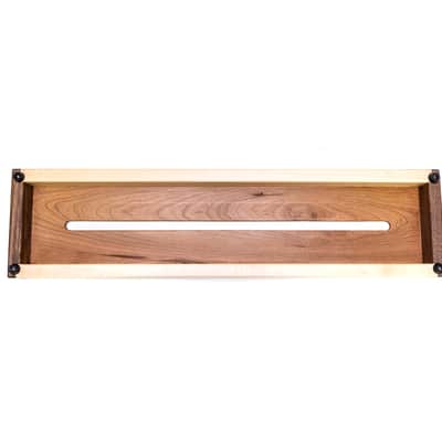 Custom made Hardwood Pedalboard Large 600x150x50mm image 9