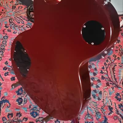 1994 Ebony Board Gibson Les Paul Studio Wine Red, Gibson Case 9.0 lbs Non-Chambered image 15