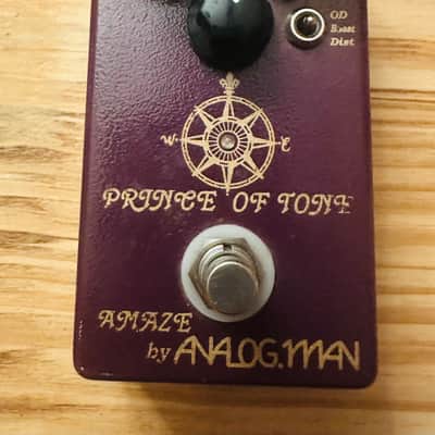 Analogman Prince of Tone Overdrive Pedal | Reverb