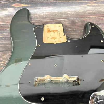 2004-06 Fender Japan JB-62-66UGB Jazz Bass Body Gun Metallic Blue Rare Color image 5