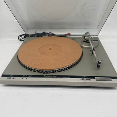Technics SL-B200 Semi Automatic Turntable VTG Japan Silver *TESTED WORKING image 2