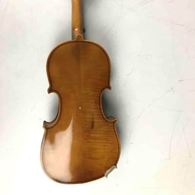 Antonius Stradivarius Cremonensis Faciebat Copy Anno 17 Violin Natural Wood image 11