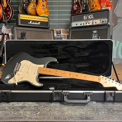 Fender American Standard Stratocaster Charcoal Frost Metallic 2008 Electric Guitar image 14
