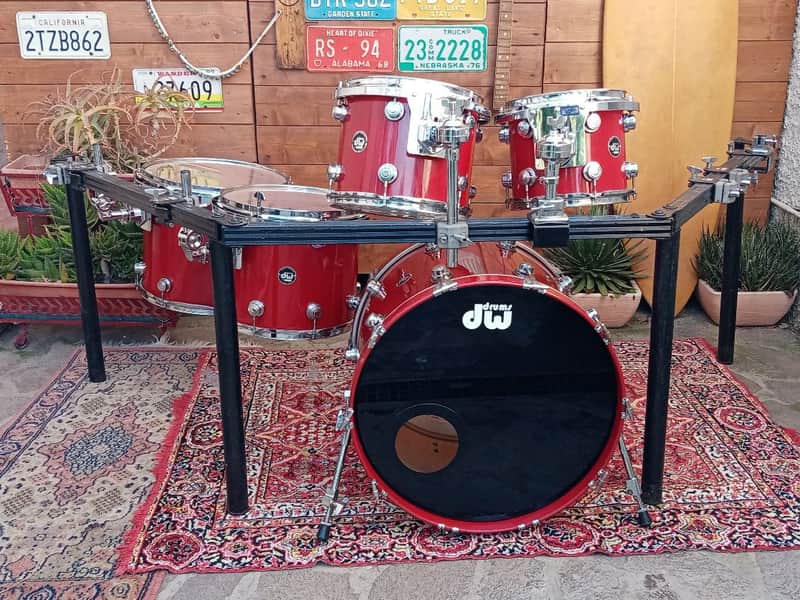 DW Collector Series Lacquer 22",10",12",14",16". 1980s. image 1