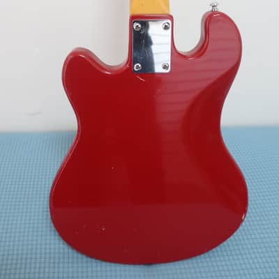 Vintage 1960s Teisco Guyatone Kent Bizarre Guitar 2 PU Small Body Surf Machine Lots O' Chrome Velvet Underground Played A Similar One! image 9