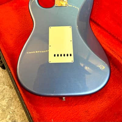 MIJ Fender Stratocaster ST-57 2014 - OLP old lake placid blue original Japan image 12