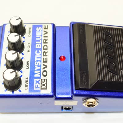 DOD FX102 Mystic Blues Overdrive Guitar Effects Pedal w/ Box image 2