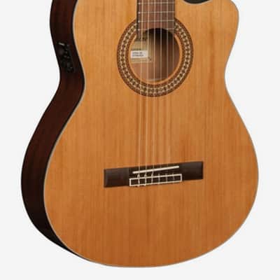 Jasmine JC27CE-NAT Nylon String Acoustic Electric Classical Guitar. Natural Finish image 8