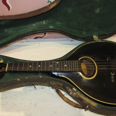 Gibson Style A Mandolin 1920s Black w/ Original Case image 10