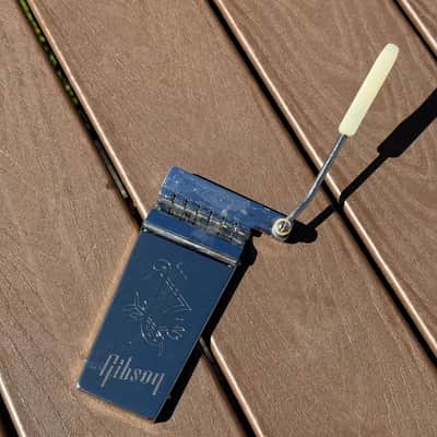 1960s Gibson Maestro Vibrola Vibrato Lyre Tailpiece - Chrome image 7