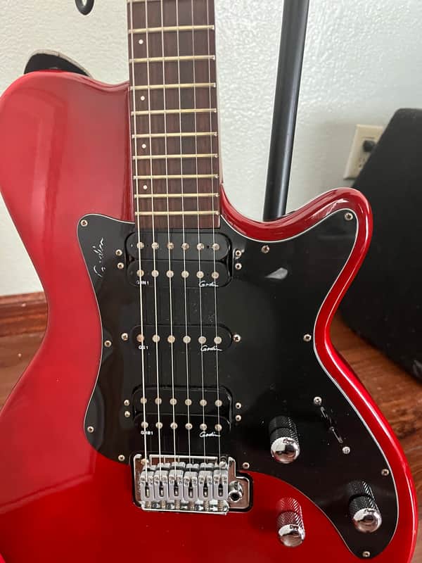 Godin Performance Series Solidac Two-Voice 2000 - 2003 - Transparent Red image 1