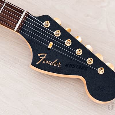 2025 Fender Traditional II ‘60s Mustang Black Pearl w/ Gold Hardware, Japan MIJ image 4