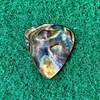 Abalone seashell guitar pick-0.5mm, classic size & shape… by BeachSidePicks image 2
