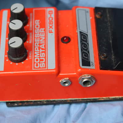 digitech fx-80b compressor sustainer - orange image 2