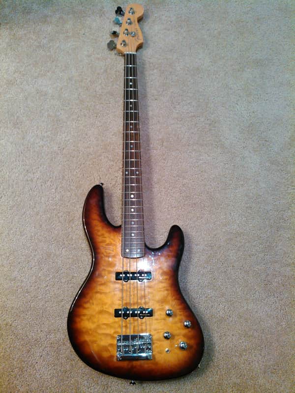 Fender Deluxe Jazz Bass 24 fret Active AUDERE Preamp image 1