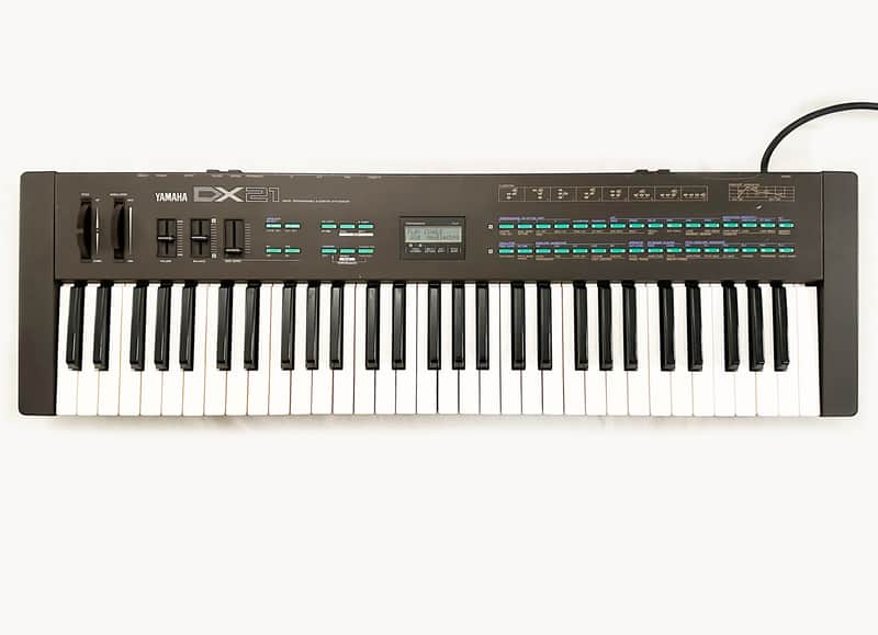 Yamaha DX-21 Vintage FM Synthesizer Made in JAPAN - 1984. SERVICED. Works and Sounds Great ! image 1