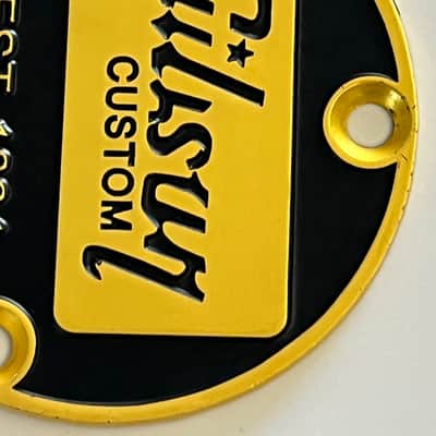 Metal Gold EST-1894 Guitar Toggle Switch Back Plate Cover for Les Paul Guitars image 4