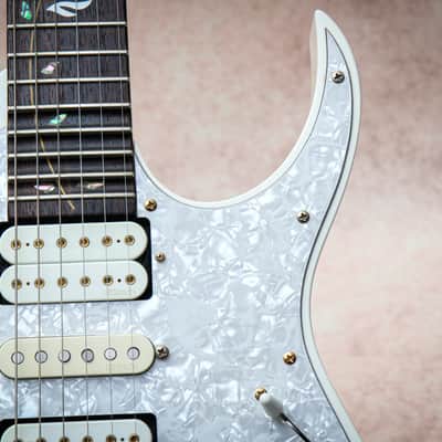IBANEZ MIJ JEM7V-WH Steve Vai Signature "White + Rosewood" (2006) image 8