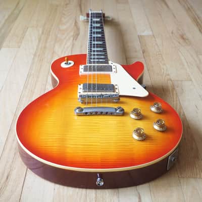 1980s Burny by Fernandez Super Grade Les Paul Standard Vintage Guitar Flame Top Japan image 11