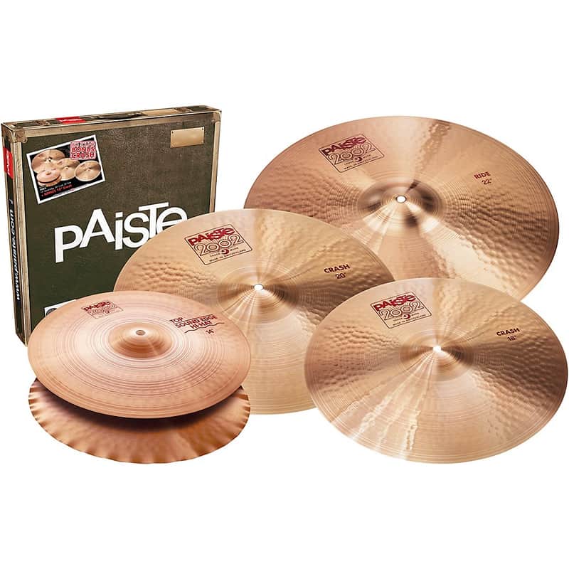 Paiste 2002 Classic Big Sound Box Set 14 / 18 / 20 / 22" Cymbal Pack image 1