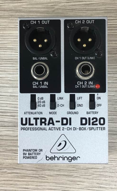 Behringer DI-20 Ultra DI Box image 1