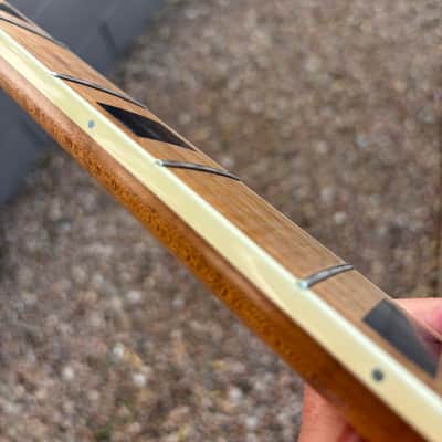 Warmoth Roasted Flame Maple Jazz Bass Neck image 8