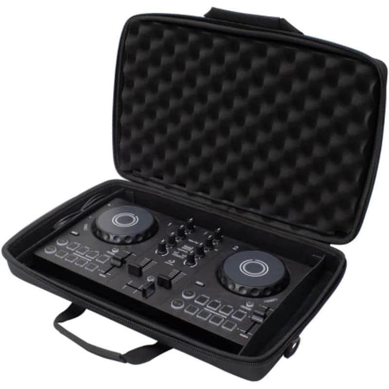 Odyssey BMDDJFLX2DLX | Deluxe EVA Carry Case for AlphaTheta DDJ-FLX2 with Dividers & Shoulder Strap image 1