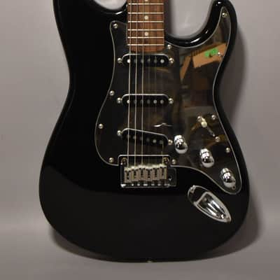 2004 Squier Stratocaster Special Edition SSS Black Finish image 1