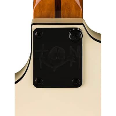 Fender Tom DeLonge Starcaster Electric Guitar Regular Satin Olympic White image 7